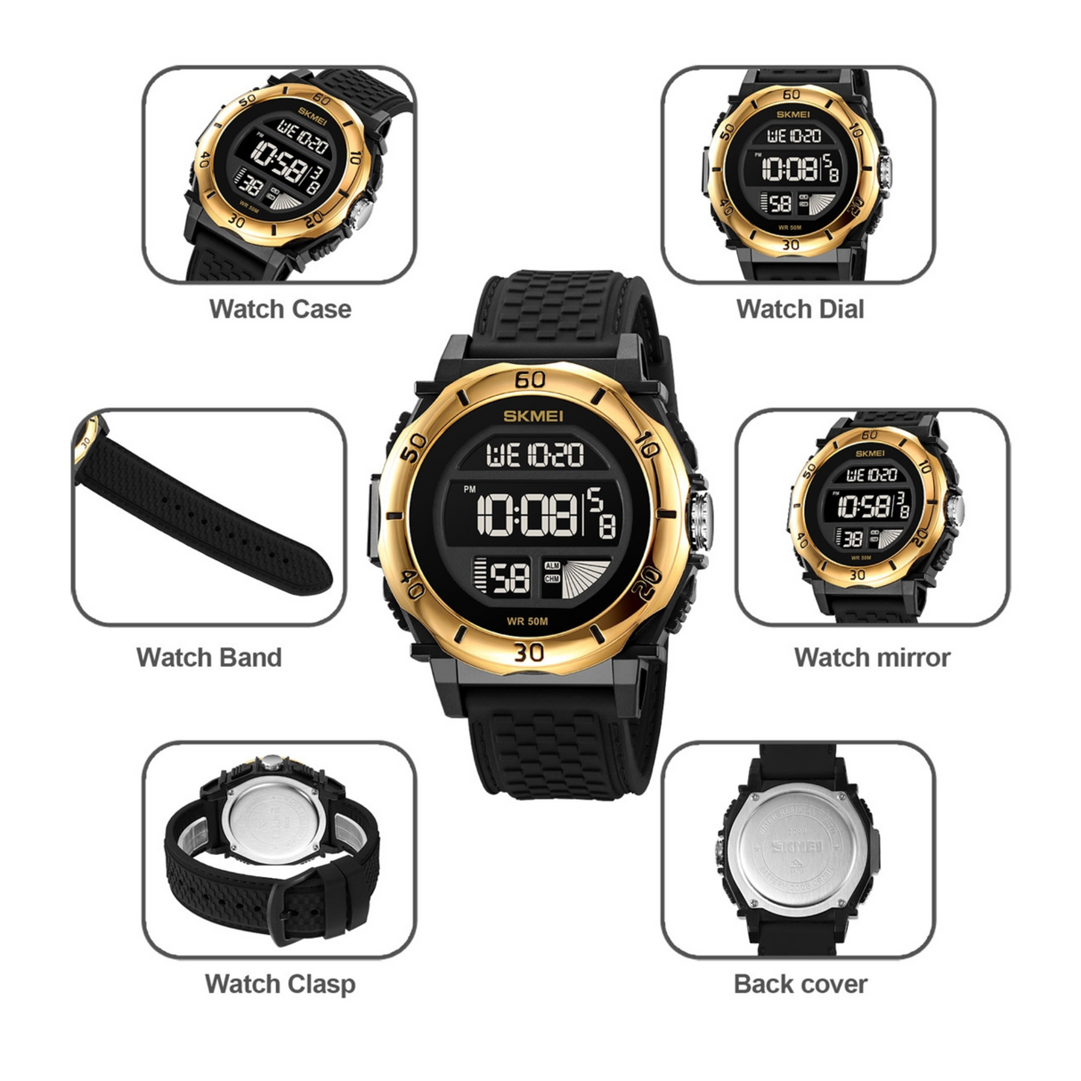 RELOJ DIGITAL HOMBRE 2099 SKMEI - 1027420