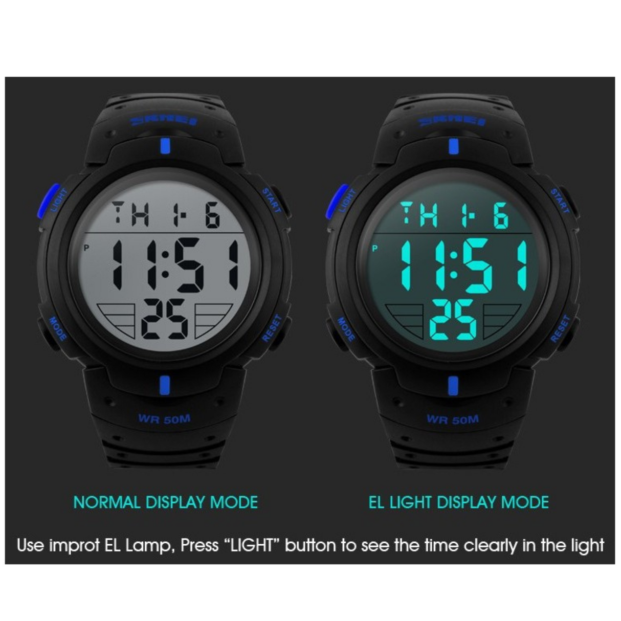 RELOJ DIGITAL HOMBRE 1068 SKMEI - 1027392 SKMEI
