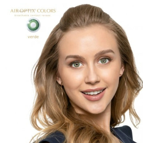 LENTE DE CONTACTO LCAO04 CON ALTA TRANSMISIBILIDAD DE OXÍGENO AIR OPTIX™ COLORS GREEN AIR OPTIX