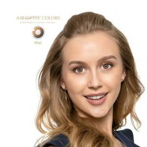 LENTE DE CONTACTO LCAO04 CON ALTA TRANSMISIBILIDAD DE OXÍGENO AIR OPTIX™ COLORS HONEY AIR OPTIX