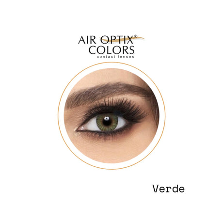LENTE DE CONTACTO LCAO04 CON ALTA TRANSMISIBILIDAD DE OXÍGENO AIR OPTIX™ COLORS GREEN AIR OPTIX