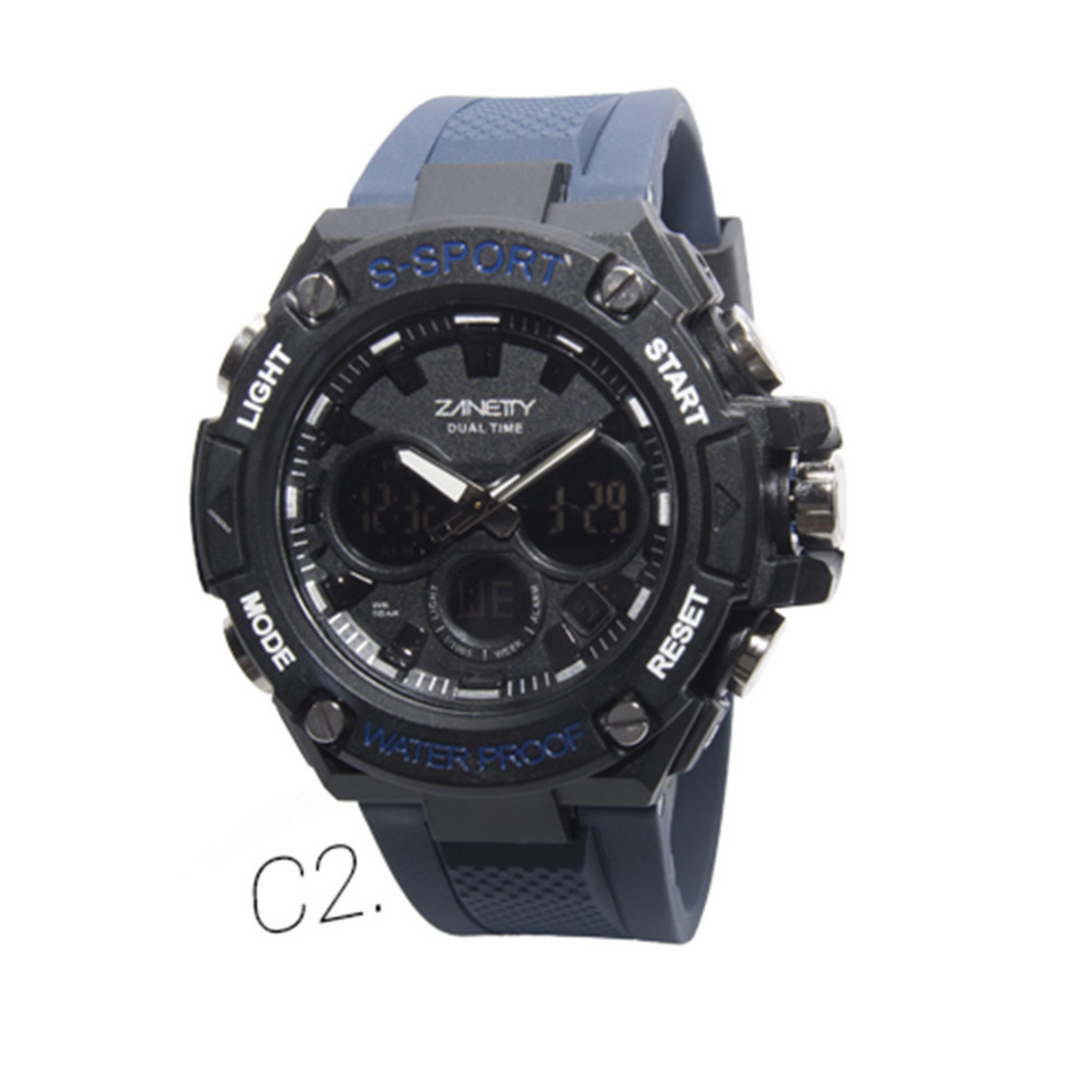 RELOJ ANALOGICO-DIGITAL HOMBRE RZH002 ZANETTY