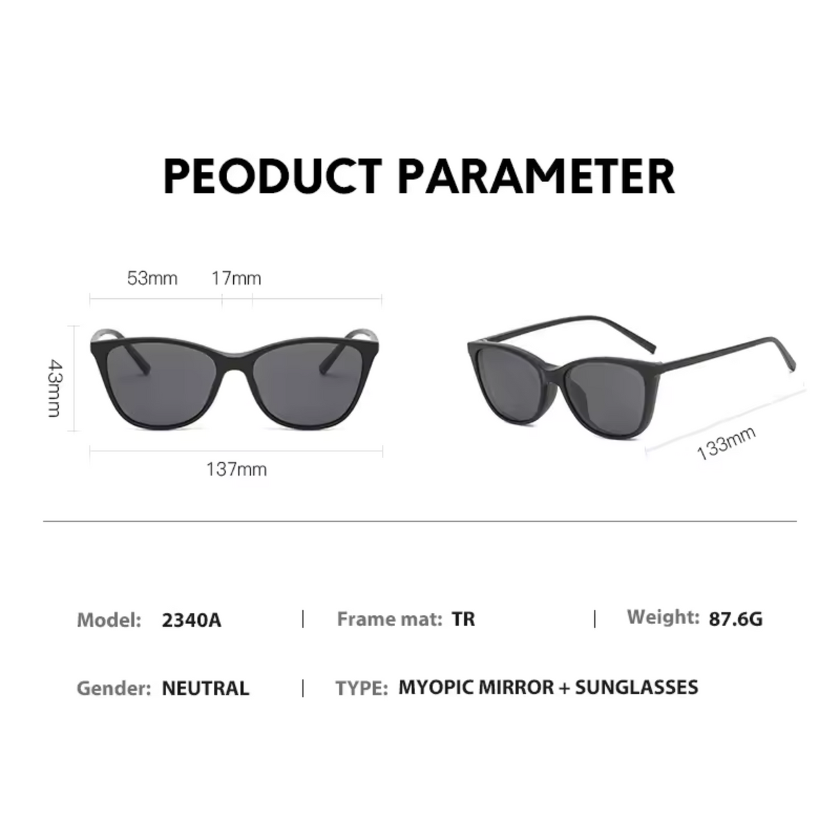 LENTES DE SOL UNISEX 5CAMBIOS 2340A SUNTIME - 1028295