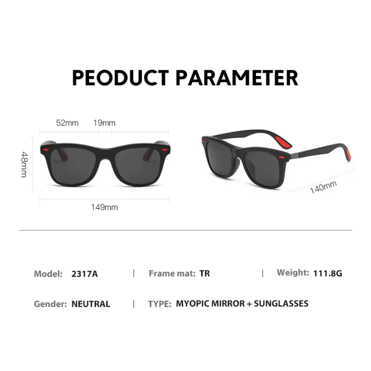 LENTES DE SOL UNISEX 5CAMBIOS 2317A SUNTIME - 1028294
