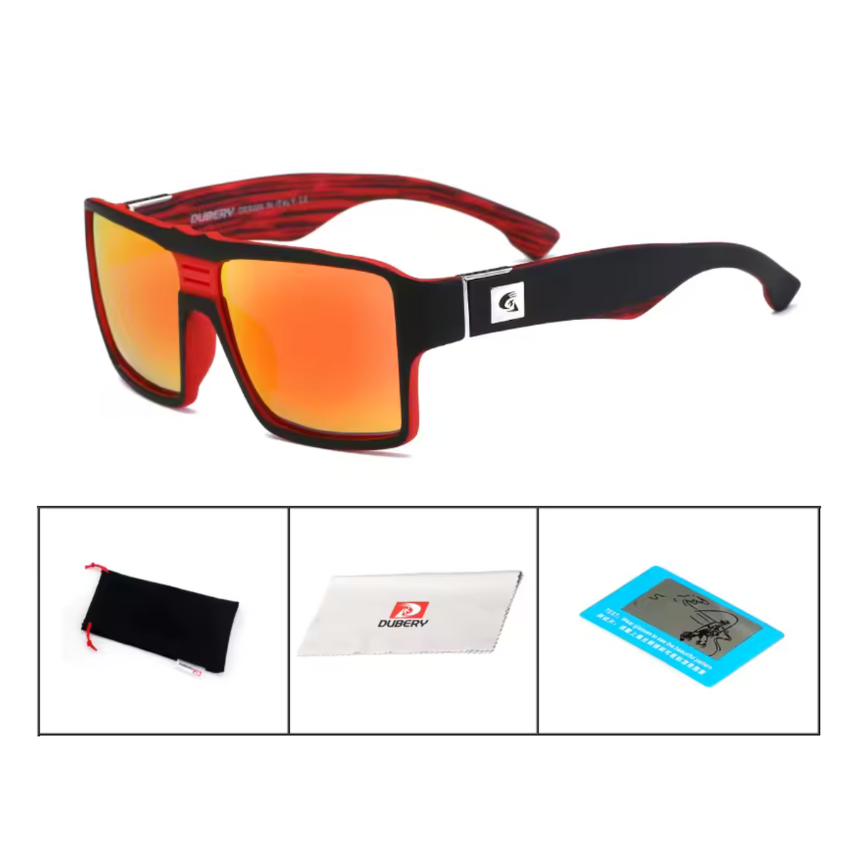 LENTES DE SOL POLARIZADA UNISEX D729 DUBERY - 1028071