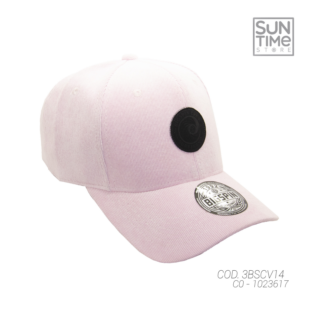 GORRA BROCHE UNISEX 3BSCV14 BIGSPIN ROSA - 1023617