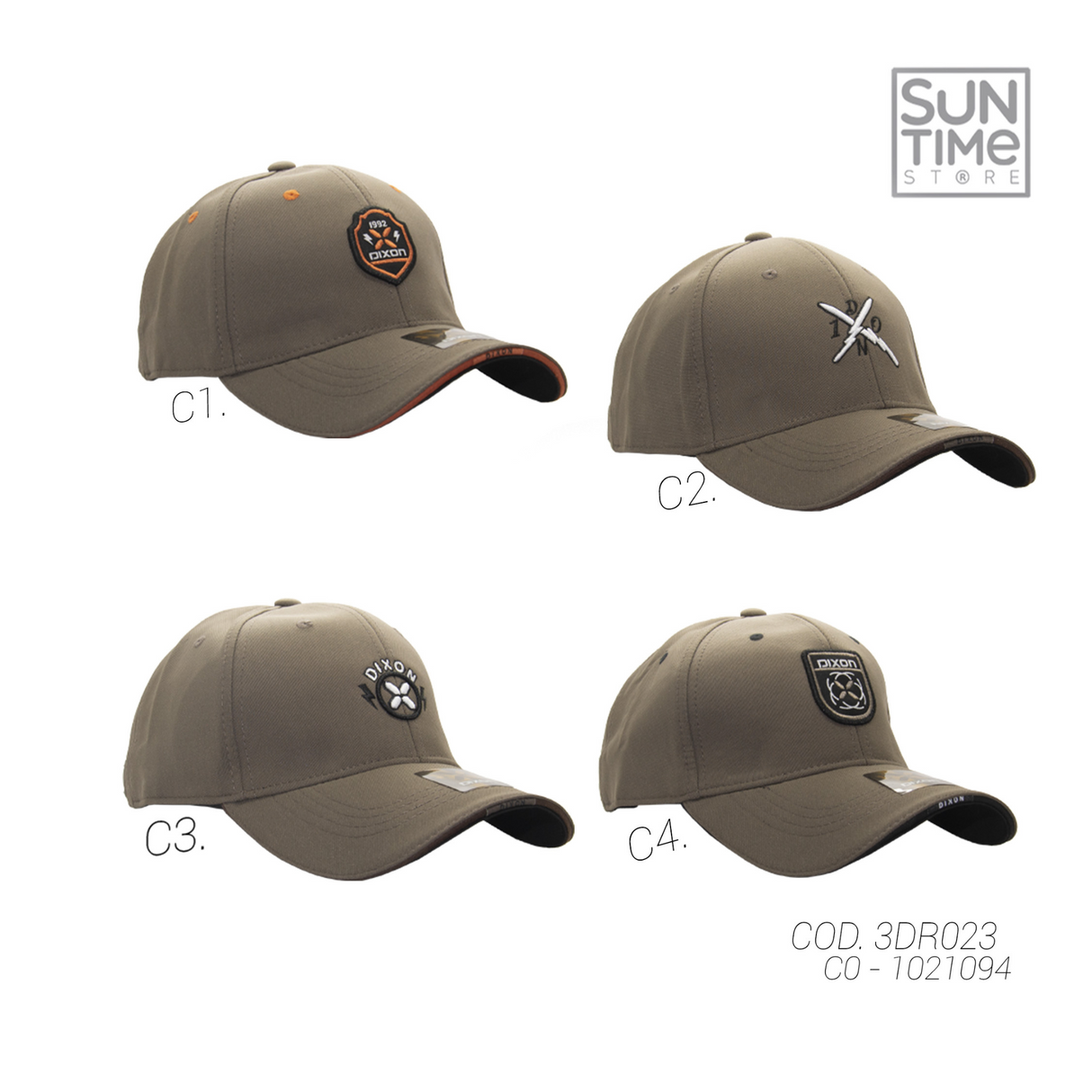 GORRA CON BROCHE UNISEX 3DR023 DIXON