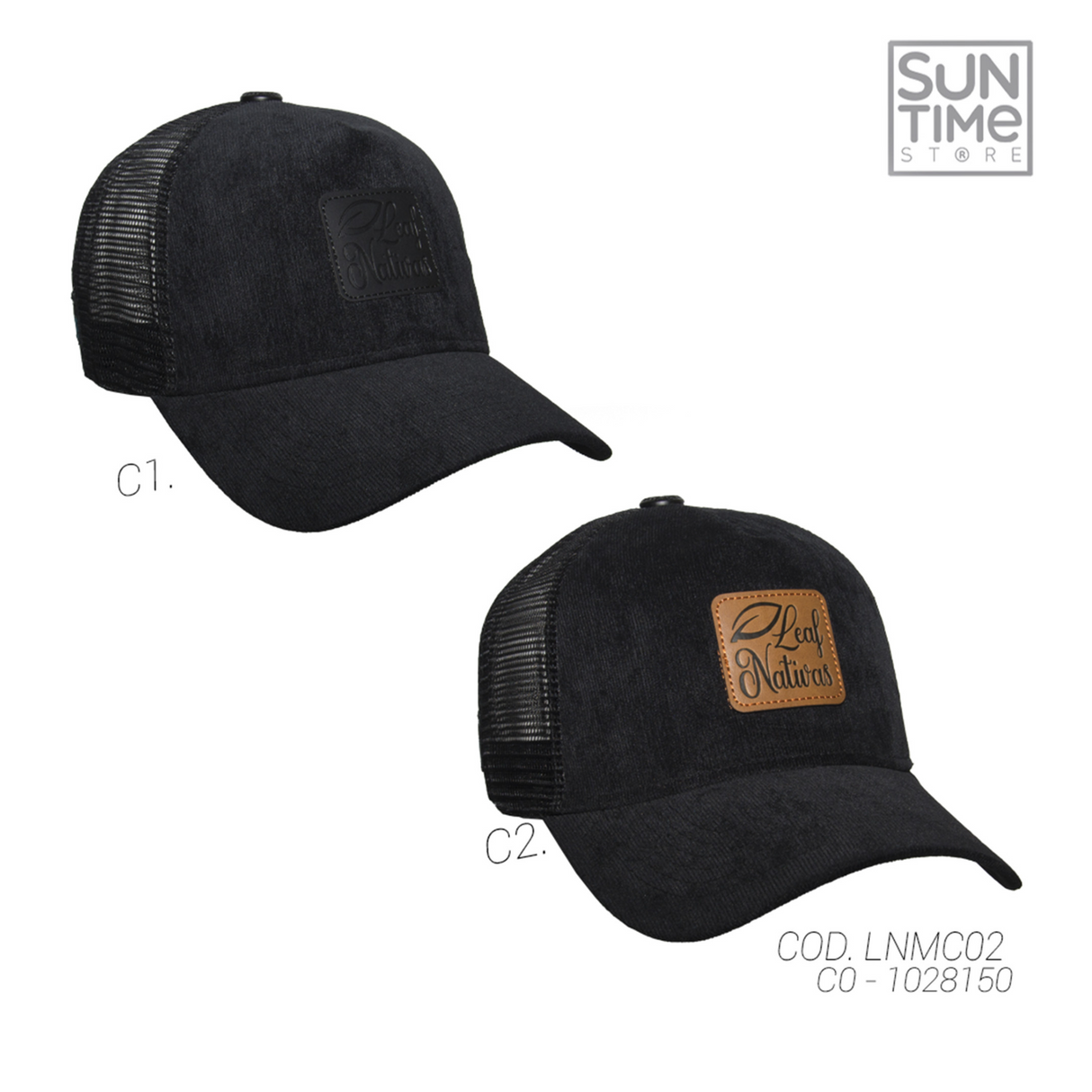 GORRA MALLA UNISEX LNMC02 LEAF NATIVAS NEGRO - 1028150