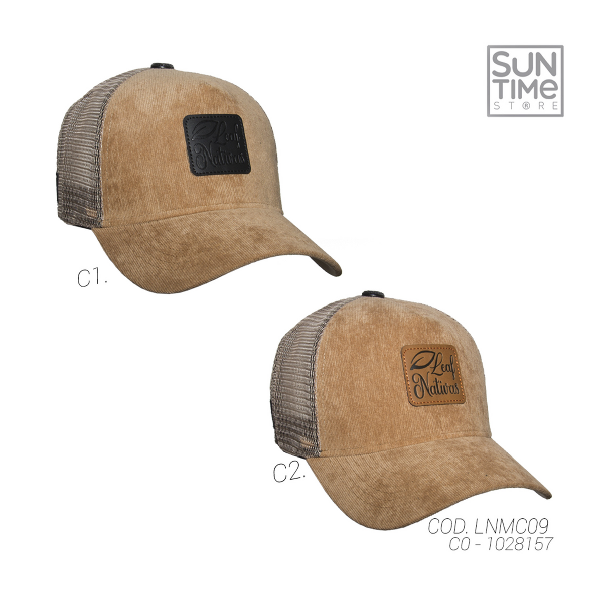 GORRA MALLA UNISEX LNMC09 LEAF NATIVAS MARRÓN - 1028157