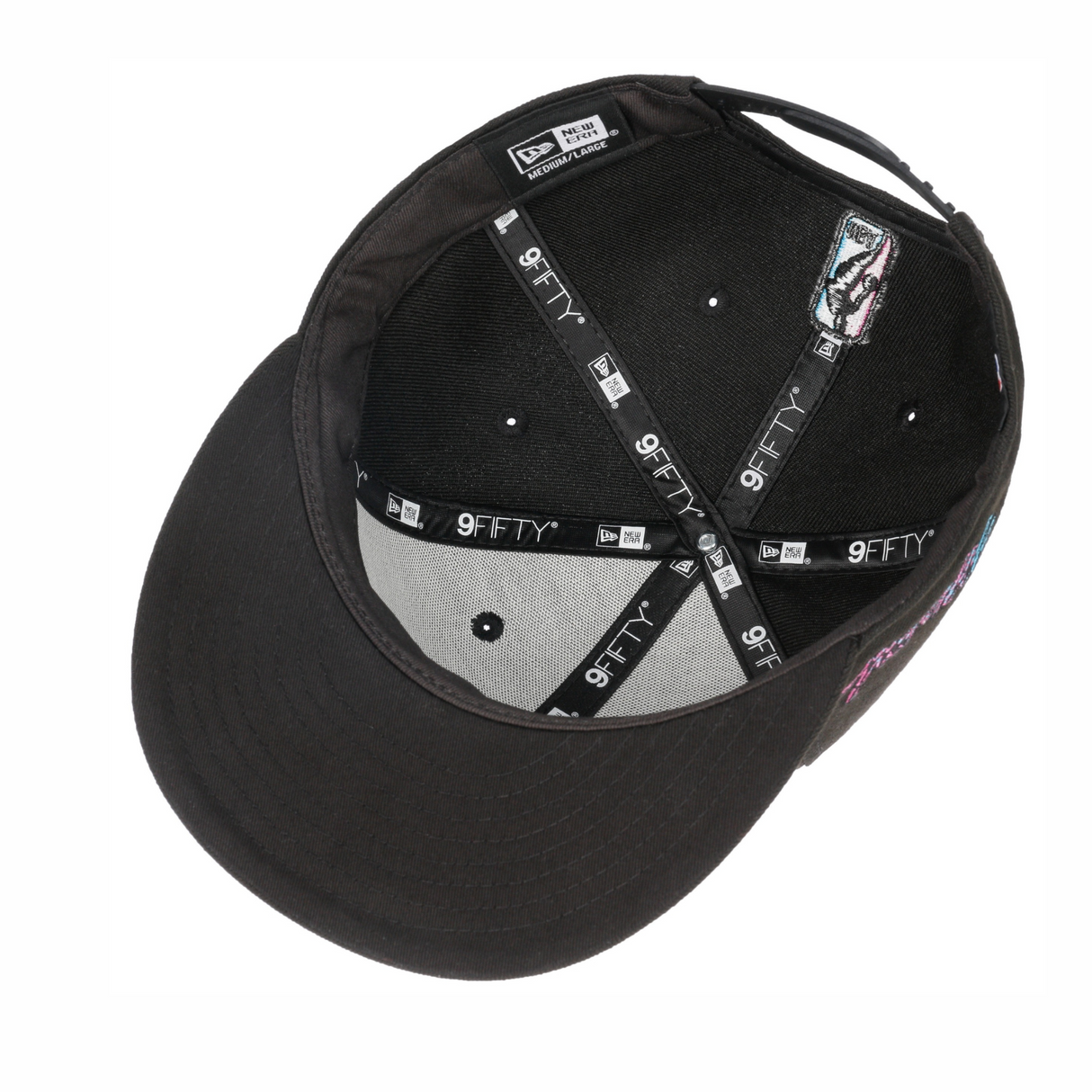 GORRA MITCHELL & NESS  NBA SNACK TIME SNAPBACK HEAT  6HSSBC20044-MHEBLCK NEGRO URBANO 1026539