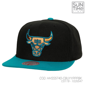 GORRA MITCHELL & NESS  NBA MAKE CENTS SNAPBACK BULLS  HHSS5740-CBUYYPPPBK NEGRO URBANO 1026547