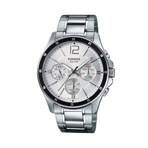 RELOJ ANALOGICO HOMBRE MTP-1374D-7AVDF CASIO PLATEADO CLASICO 1030649 CASIO