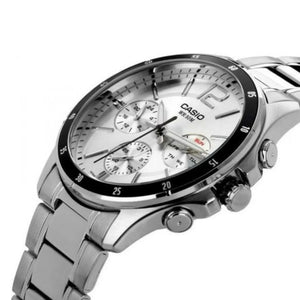RELOJ ANALOGICO HOMBRE MTP-1374D-7AVDF CASIO PLATEADO CLASICO 1030649 CASIO