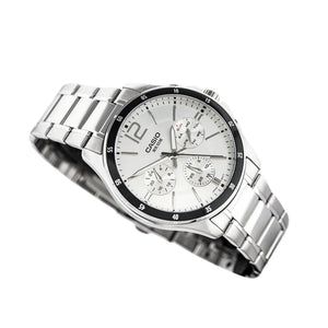 RELOJ ANALOGICO HOMBRE MTP-1374D-7AVDF CASIO PLATEADO CLASICO 1030649 CASIO