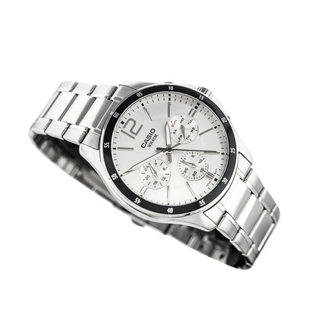 RELOJ ANALOGICO HOMBRE MTP-1374D-7AVDF CASIO PLATEADO CLASICO 1030649 CASIO