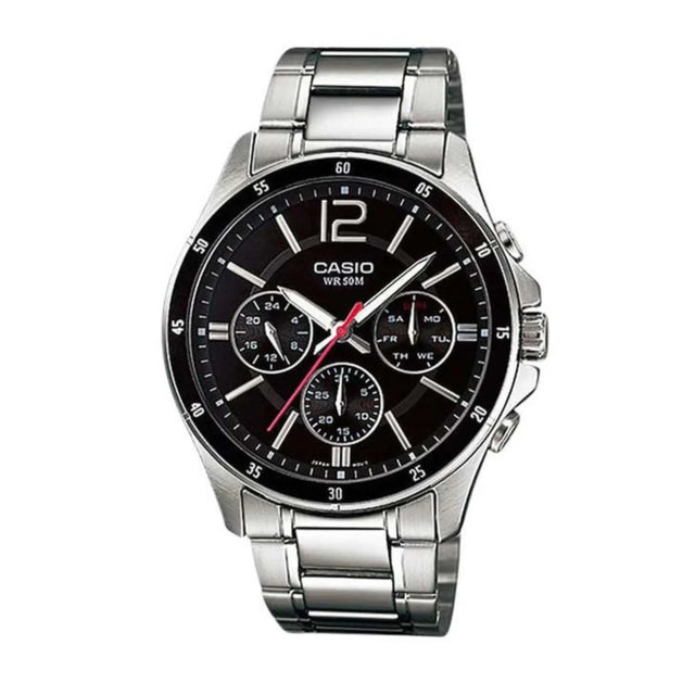 RELOJ ANALOGICO HOMBRE MTP-1374D-1AVDF CASIO PLATEADO CLASICO 1030648 CASIO