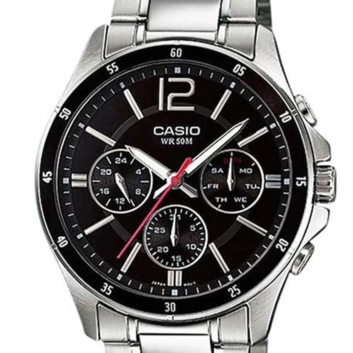 RELOJ ANALOGICO HOMBRE MTP-1374D-1AVDF CASIO PLATEADO CLASICO 1030648 CASIO