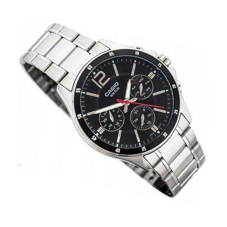 RELOJ ANALOGICO HOMBRE MTP-1374D-1AVDF CASIO PLATEADO CLASICO 1030648 CASIO