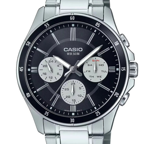 RELOJ ANALOGICO HOMBRE MTP-1374D-1A3VDF CASIO PLATEADO CLASICO 1030647 CASIO