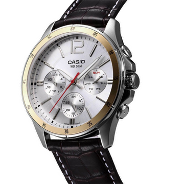 RELOJ ANALOGICO HOMBRE MTP-1374L-7AVDF CASIO MARRON CASUAL 1030650