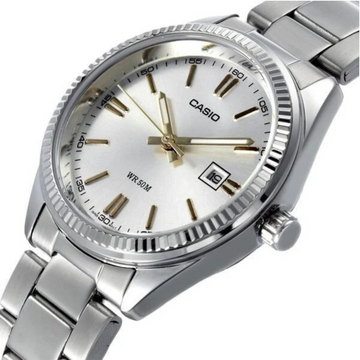 RELOJ  MUJER MTP-1302D-7A2VDF CASIO PLOMO CLASICO 1023251