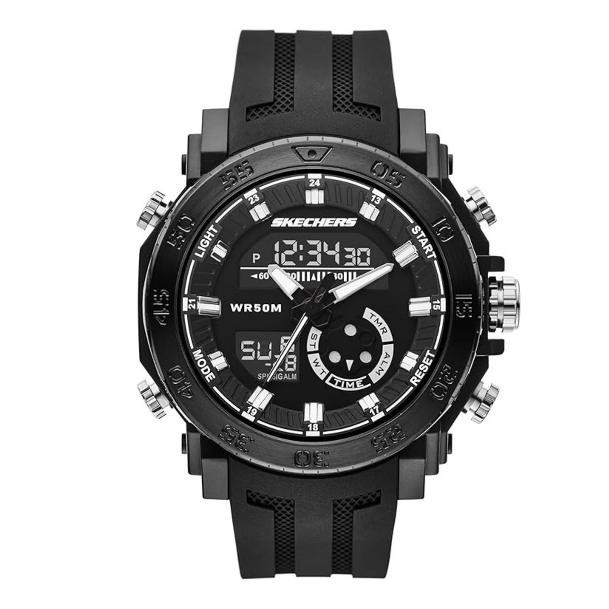 RELOJ ANALOGICO-DIGITAL HOMBRE SR5213 SKECHERS NEGRO SPORT 1030616