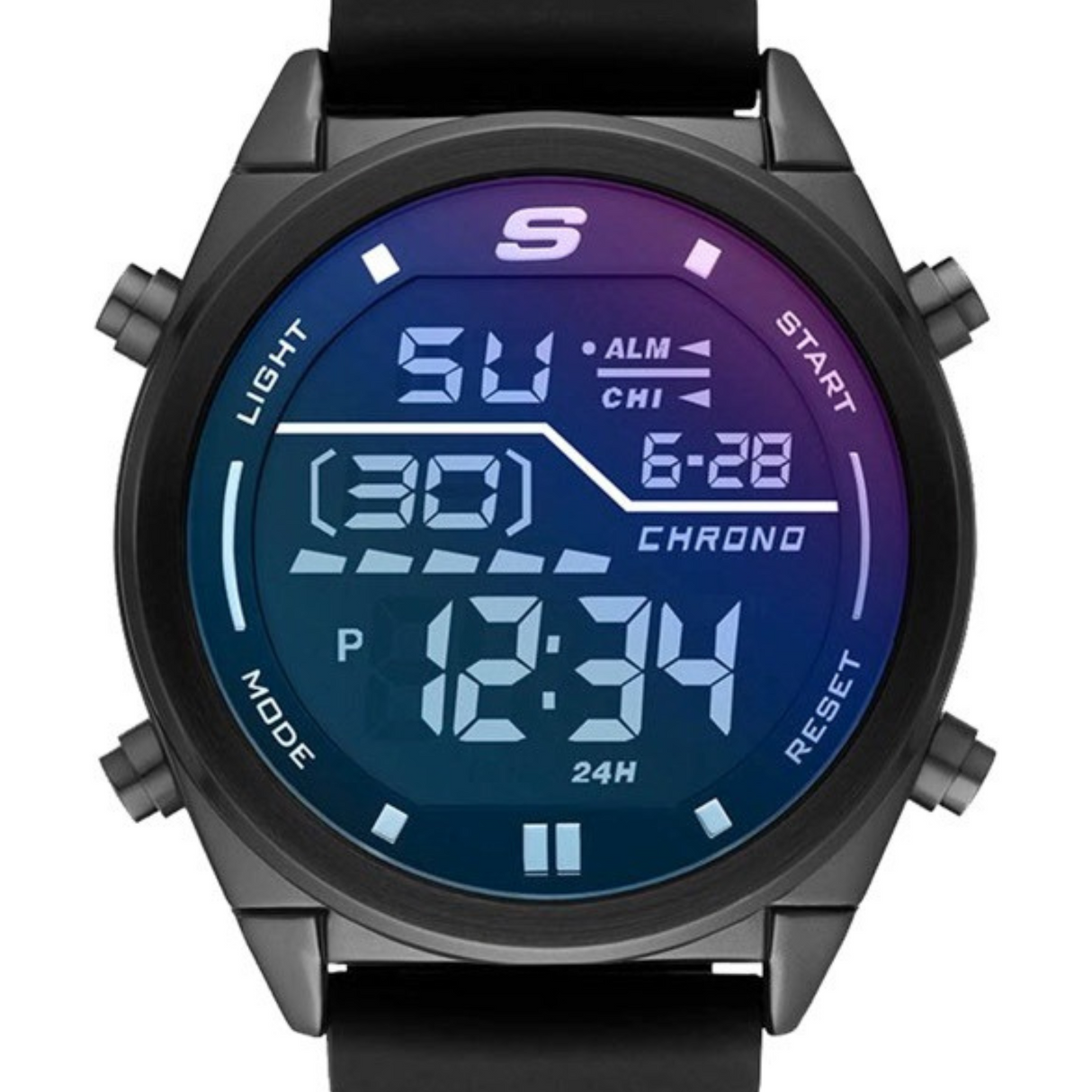 RELOJ DIGITAL HOMBRE SR5142W SKECHERS NEGRO SPORT 1030615