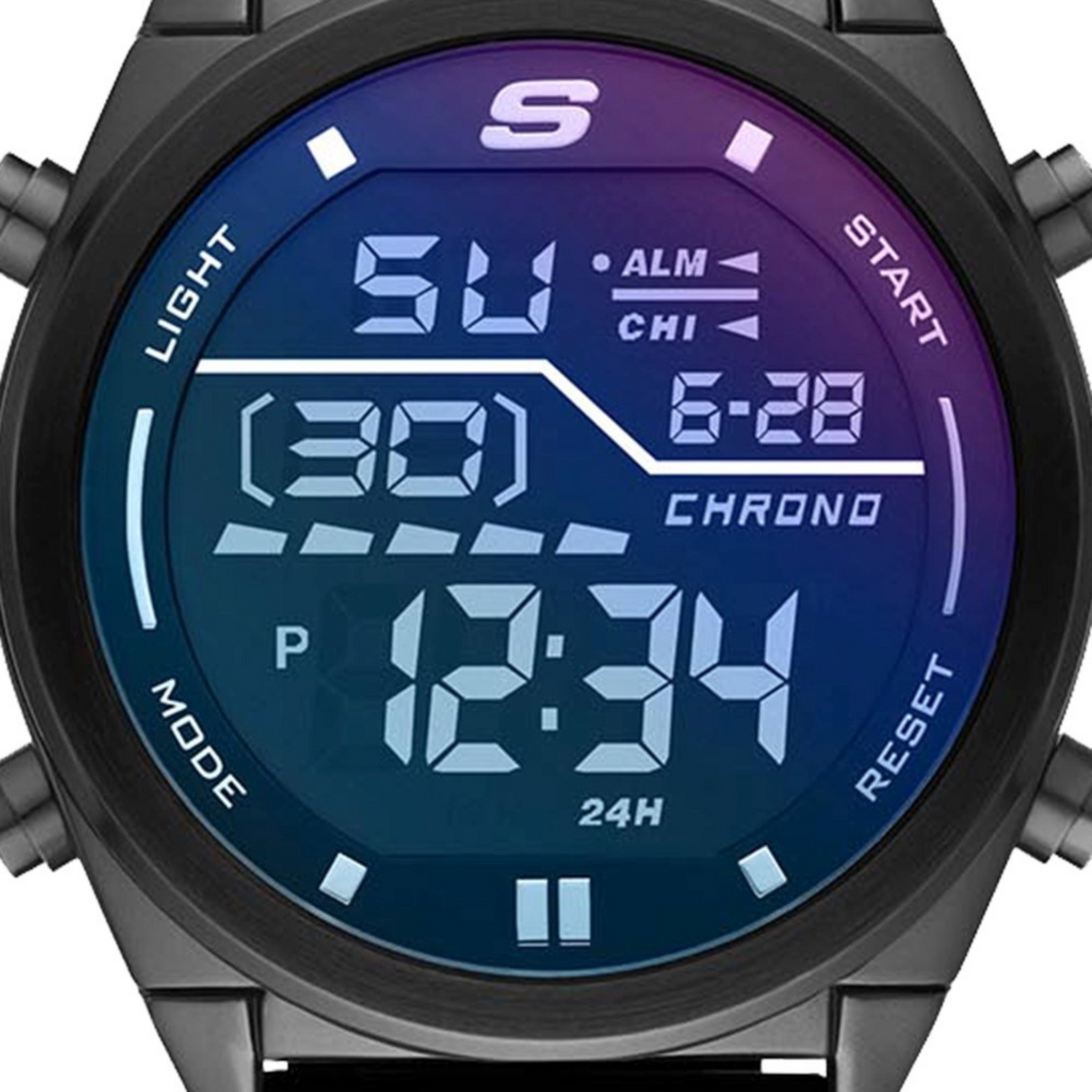 RELOJ DIGITAL HOMBRE SR5142W SKECHERS NEGRO SPORT 1030615