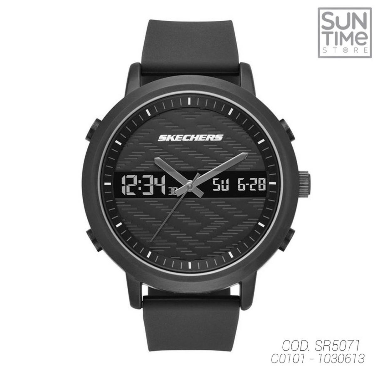RELOJ ANALOGICO-DIGITAL HOMBRE SR5071 SKECHERS NEGRO SPORT 1030613