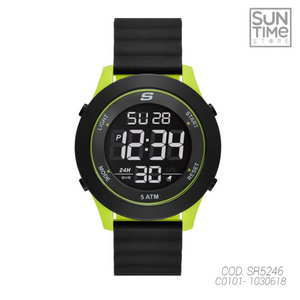 RELOJ DIGITAL HOMBRE SR5246 SKECHERS NEGRO SPORT 1030618