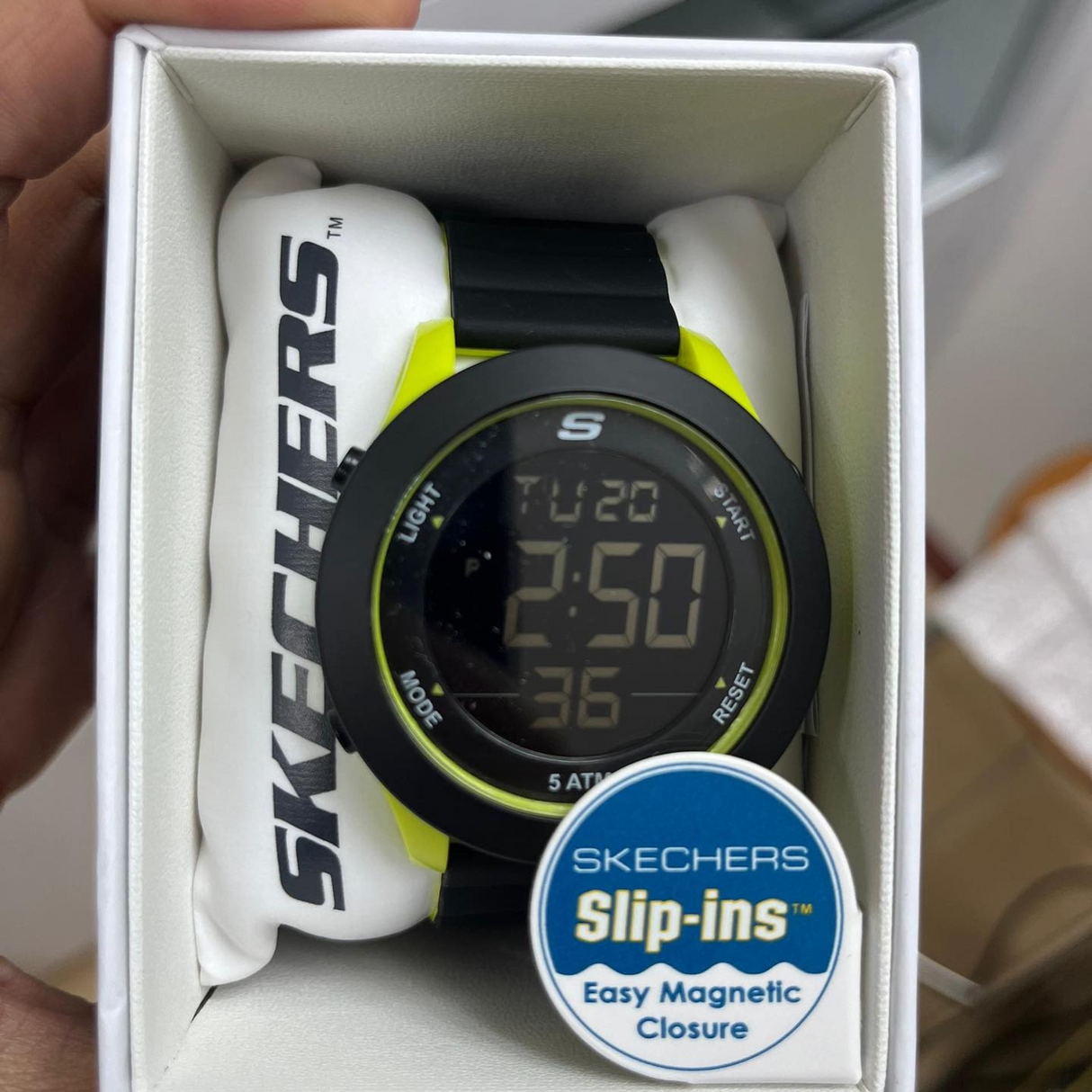 RELOJ DIGITAL HOMBRE SR5246 SKECHERS NEGRO SPORT 1030618