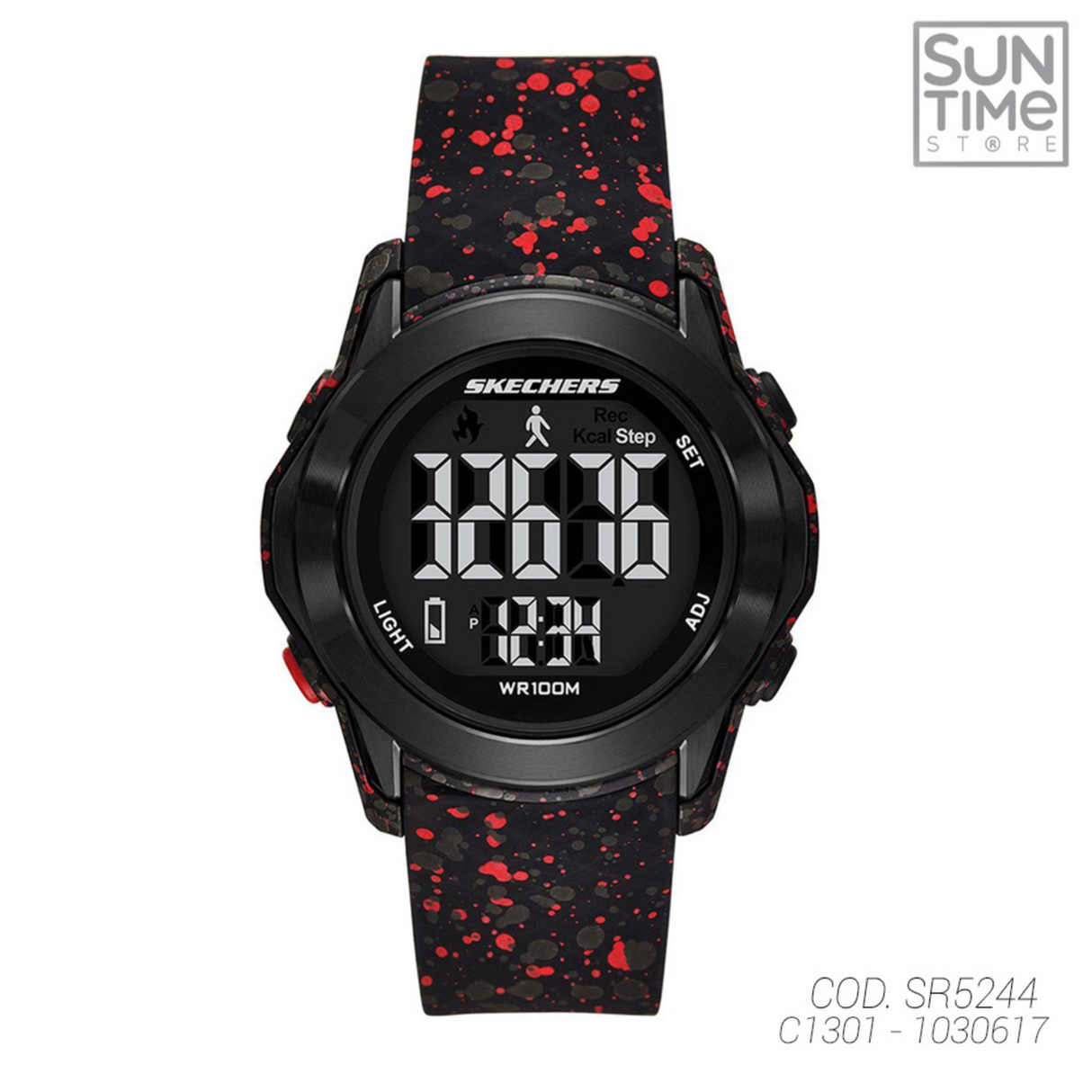 RELOJ DIGITAL HOMBRE SR5244 SKECHERS ROJO SPORT 1030617