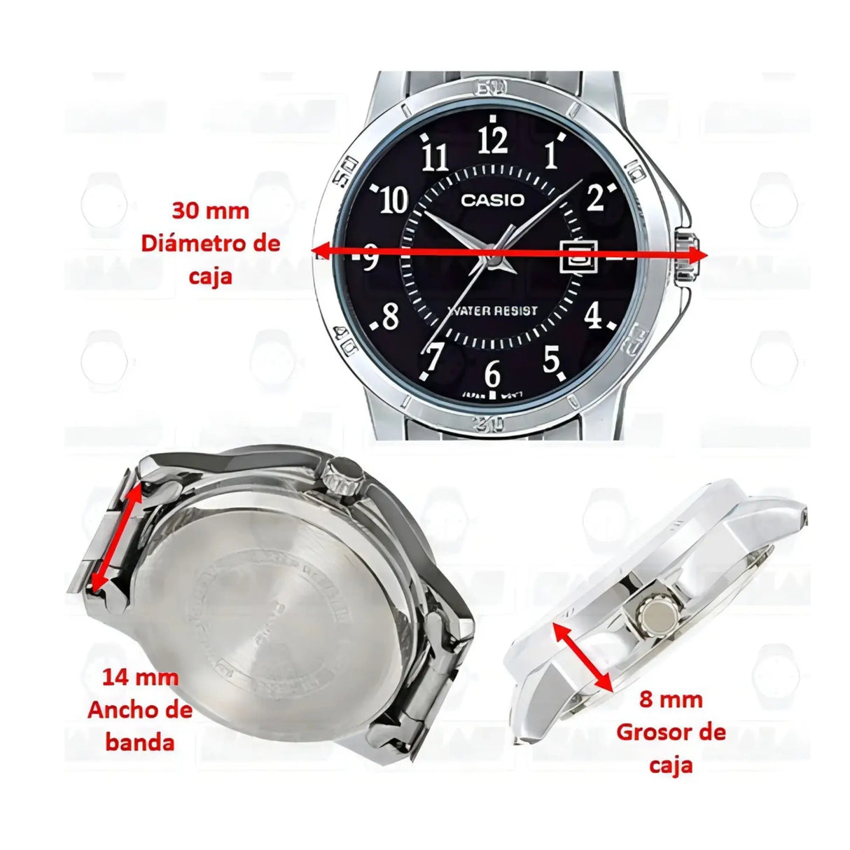 RELOJ ANALOGICO MUJER LTP-V004D-1BUDF CASIO CASIO