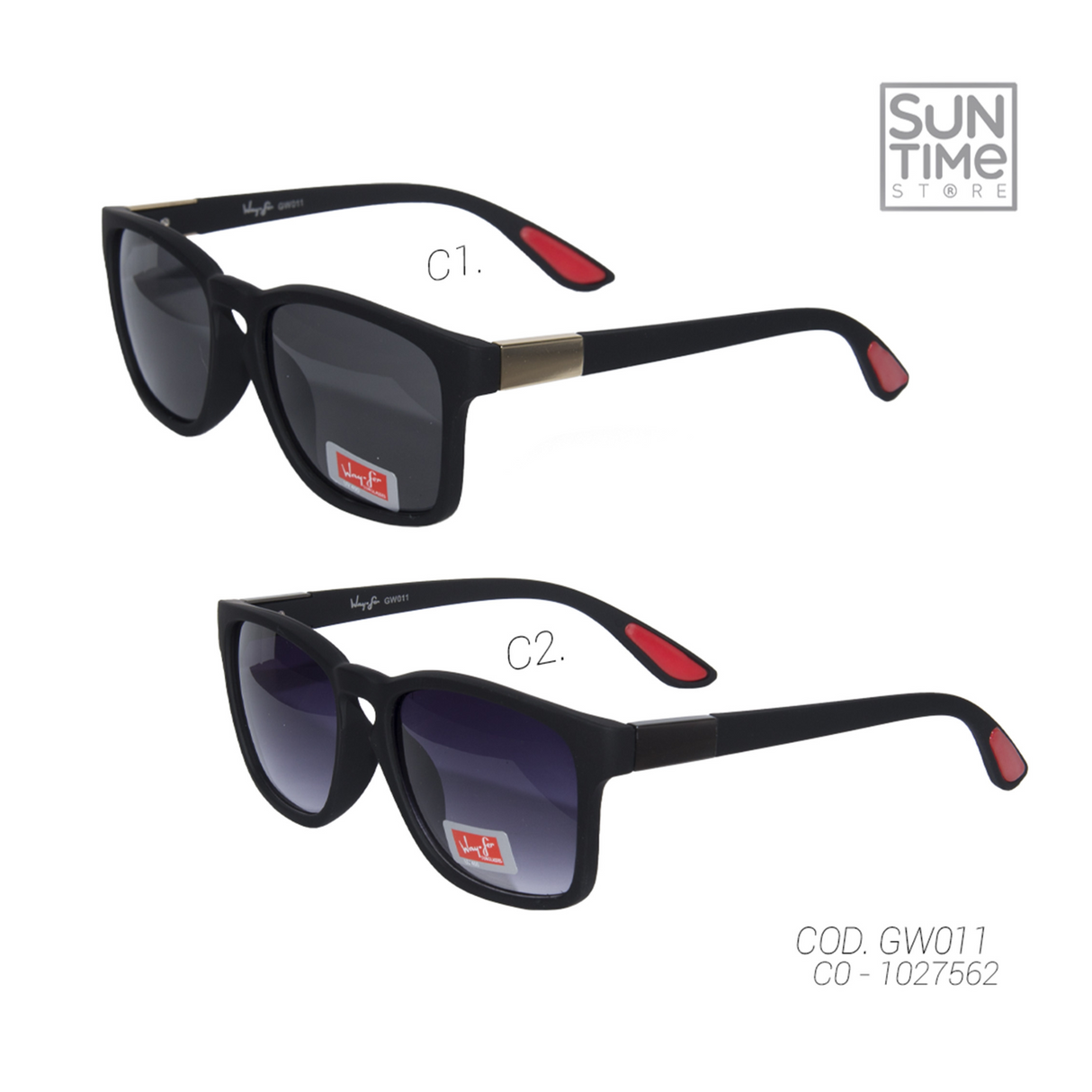LENTES DE SOL SUNTIME WAYFER HOMBRE UV 400  - 1027562