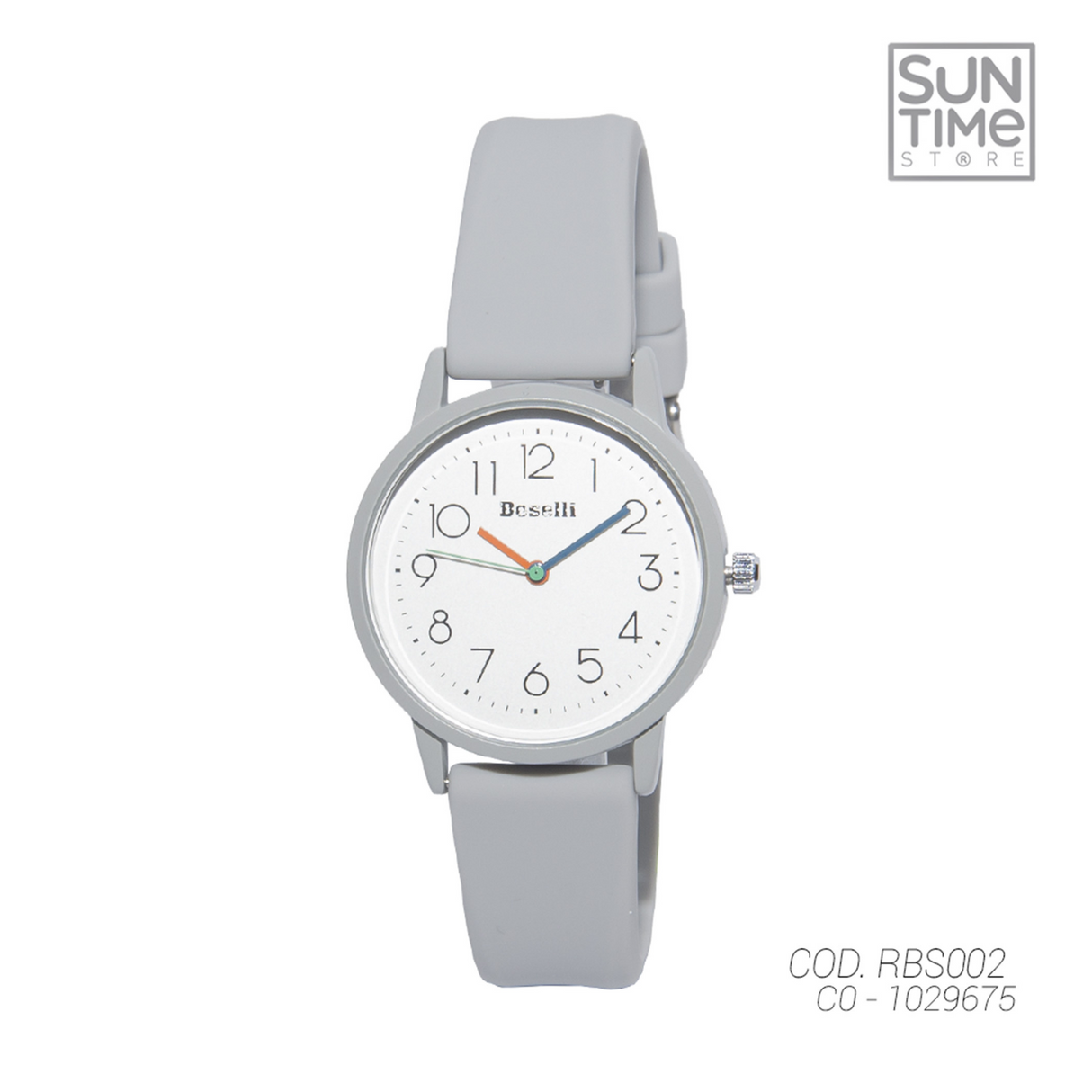 RELOJ ANALOGICO MUJER RBS002 BOSELLI	PLOMO - 1029675
