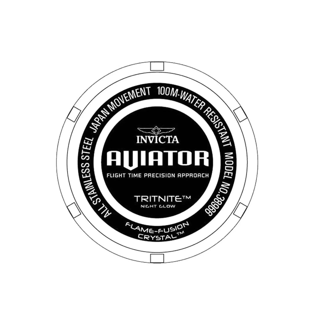 RELOJ ANALOGICO HOMBRE 38966 INVICTA AVIATOR INVICTA