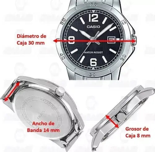 RELOJ ACUATICO MUJER LTP-V004D-1B2 CASIO CASIO