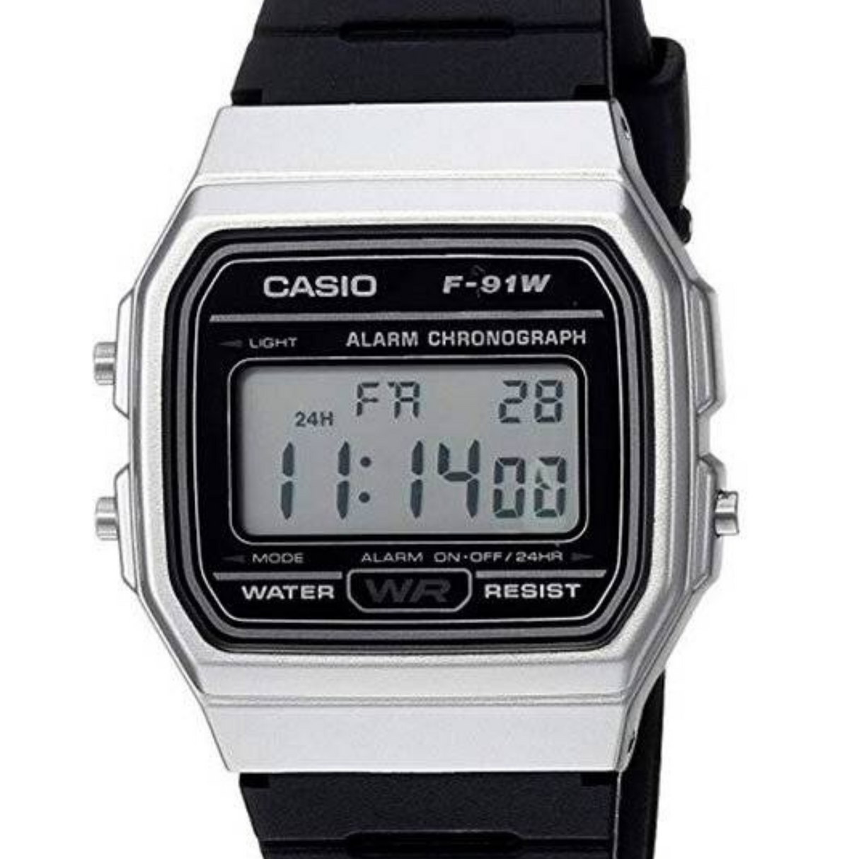 RELOJ DIGITAL HOMBRE F-91WM-7ACF CASIO NEGRO CASUAL