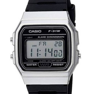 RELOJ DIGITAL HOMBRE F-91WM-7ACF CASIO NEGRO CASUAL
