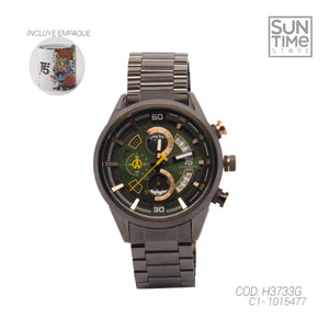 RELOJ ACUATICO HOMBRE H3733G T5 ELEGANTE T5