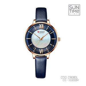 RELOJ ANALOGICO MUJER C9080L CURREN	AZUL CASUAL