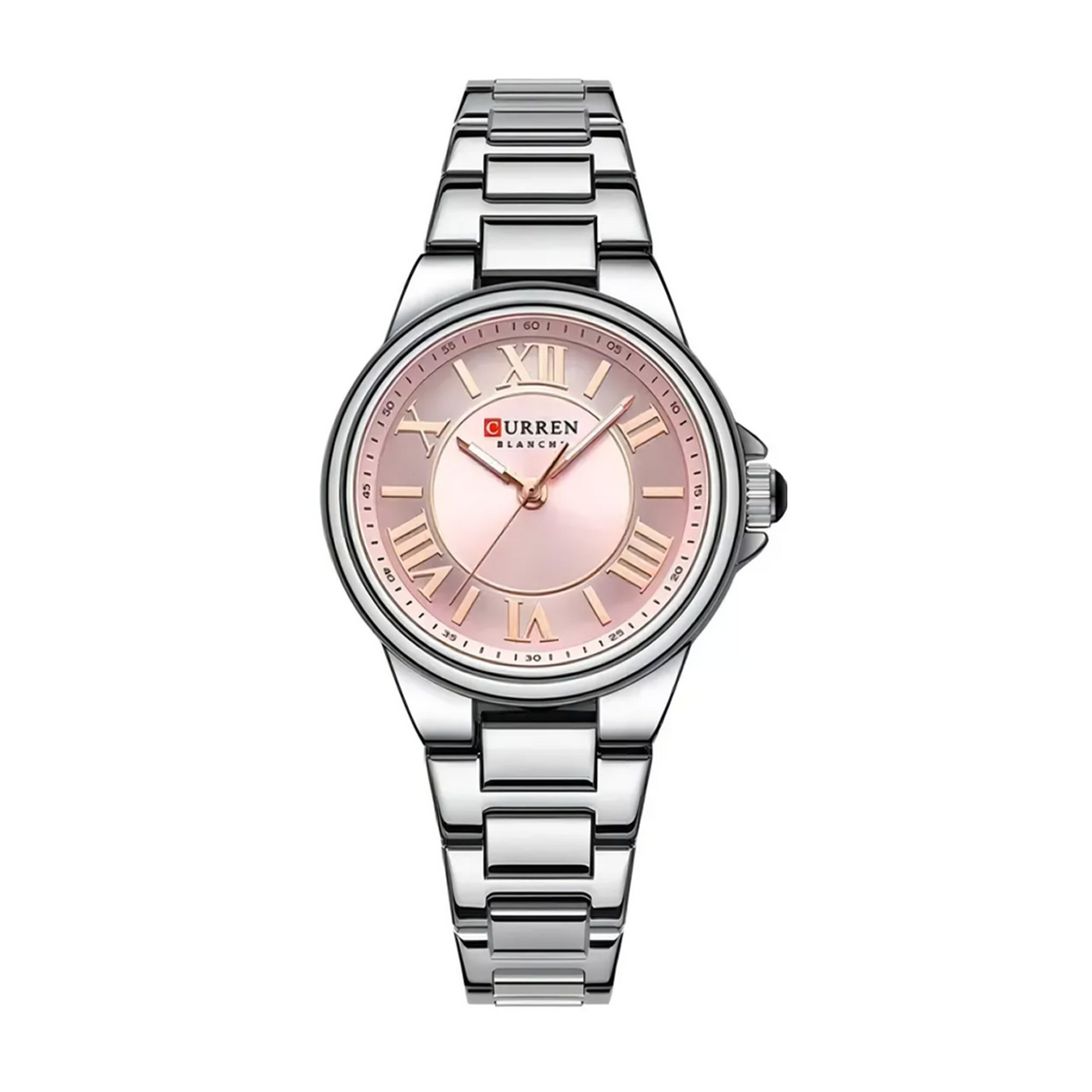 RELOJ ANALOGICO MUJER C9091L CURREN	PLATEADO CLASICO