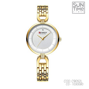 RELOJ ANALOGICO MUJER C9052L CURREN	DORADO CLASICO
