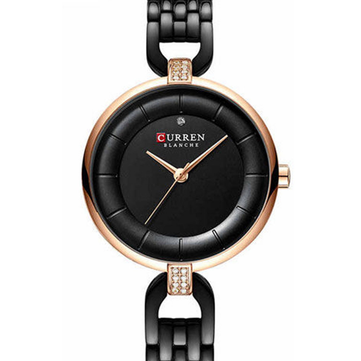 RELOJ ANALOGICO MUJER C9052L CURREN	NEGRO CLASICO