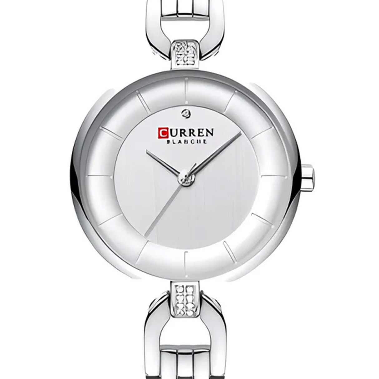 RELOJ ANALOGICO MUJER C9052L CURREN	PLATEADO CLASICO