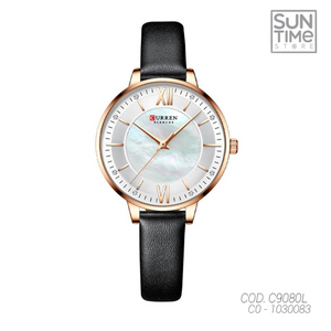 RELOJ ANALOGICO MUJER C9080L CURREN	NEGRO CASUAL