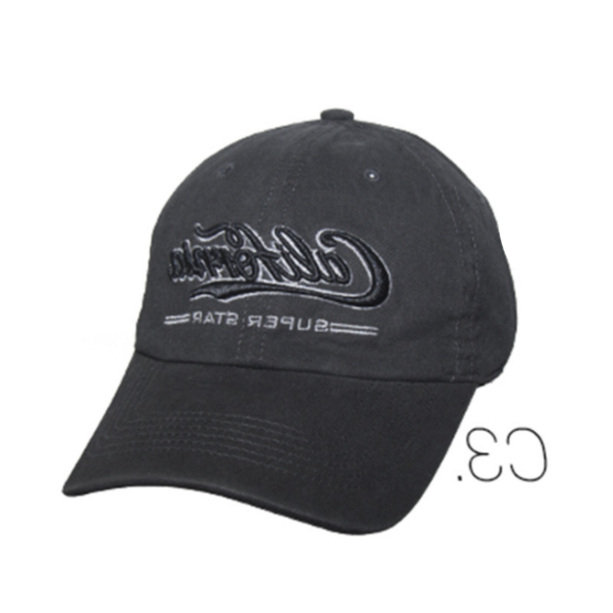 GORRA PRELAVADA UNISEX 3PRS001 SUNTIME NEGRO SPORT 1030051