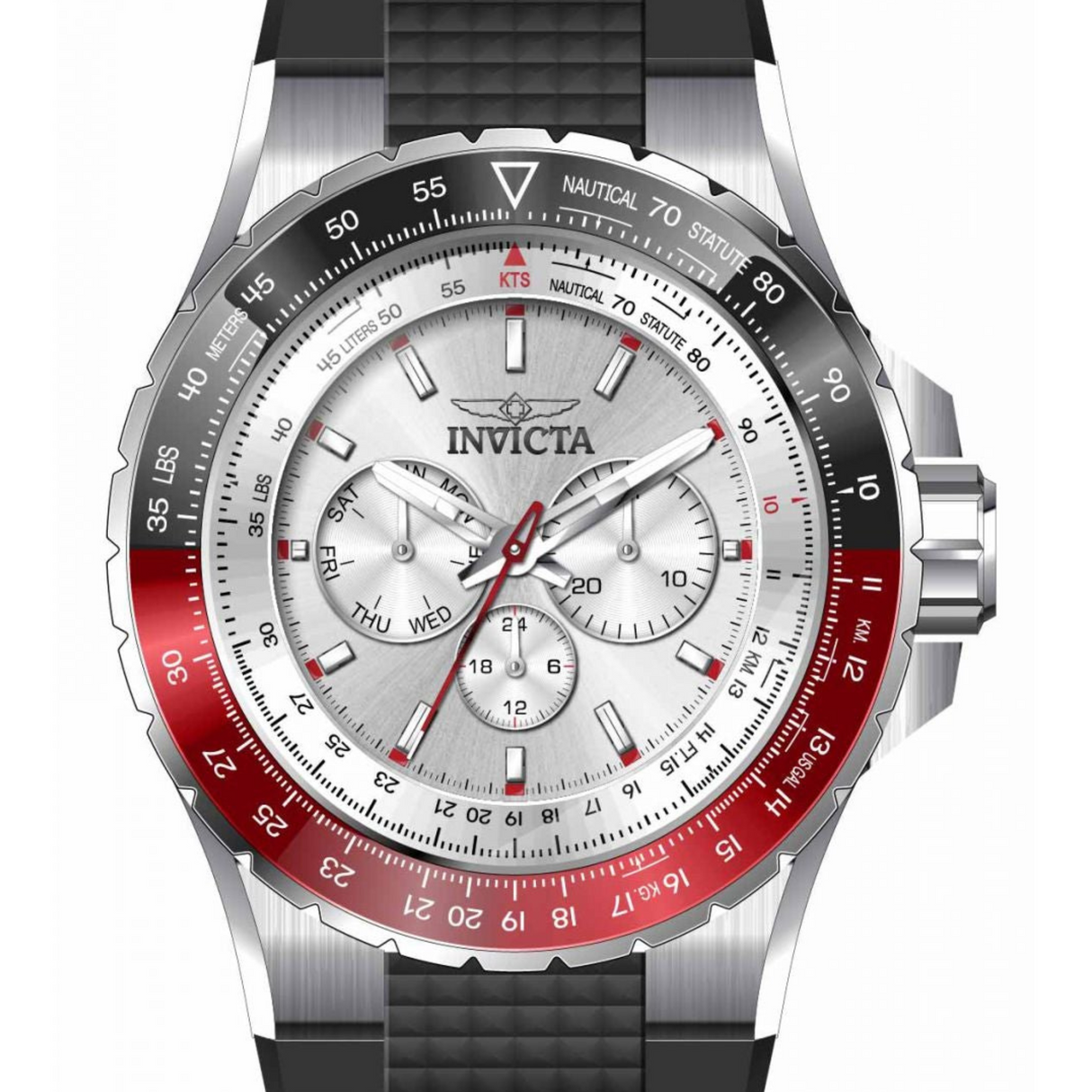 RELOJ ANALOGICO HOMBRE 33027 INVICTA AVIATOR	NEGRO 1030113