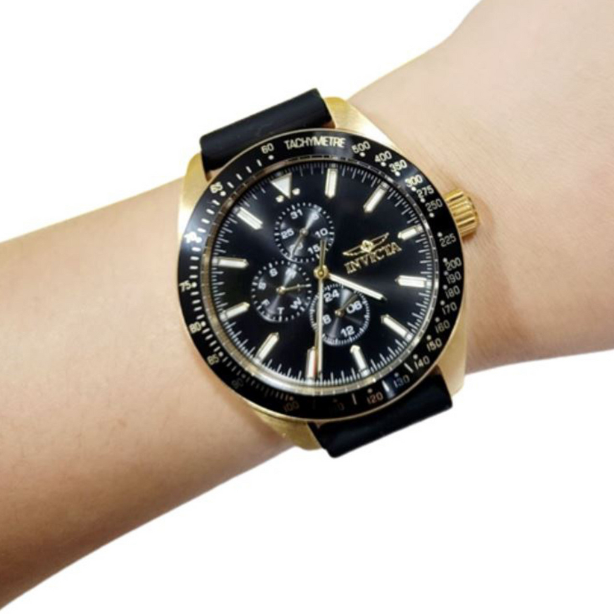 RELOJ ANALOGICO HOMBRE 38404 INVICTA AVIATOR NEGRO 1030115