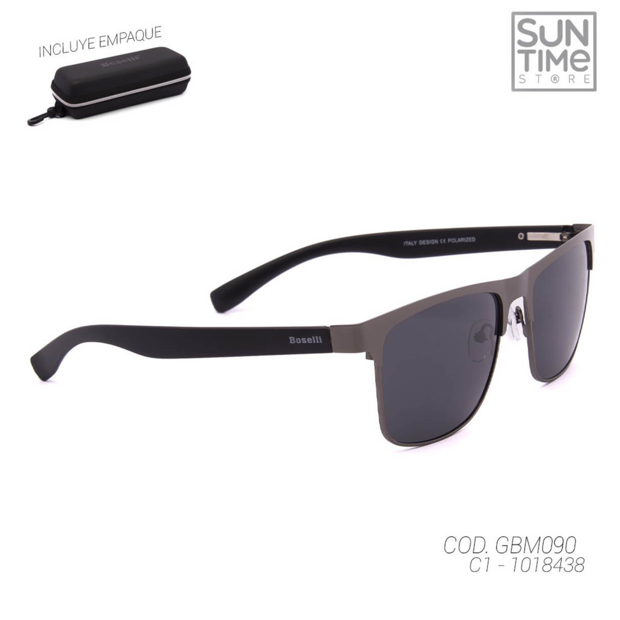 LENTES DE SOL POLARIZADA HOMBRE GBM090 BOSELLI CLASICO 1018438
